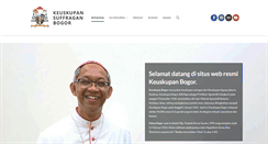 Desktop Screenshot of keuskupanbogor.org